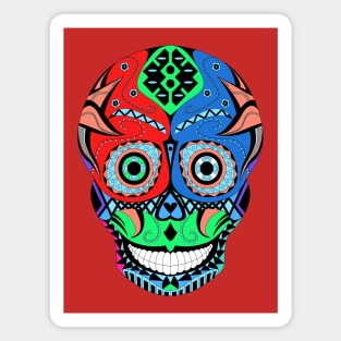 Lucha skull ecopop Magnet